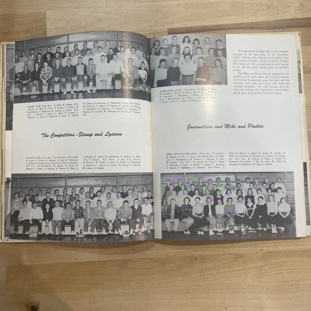 1956 Eau Claire High School Yearbook Kodak‎ Volume 37 Eau Claire Wisconsin WI